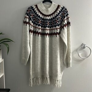 Plus size faire isle sweater dress ulla popken